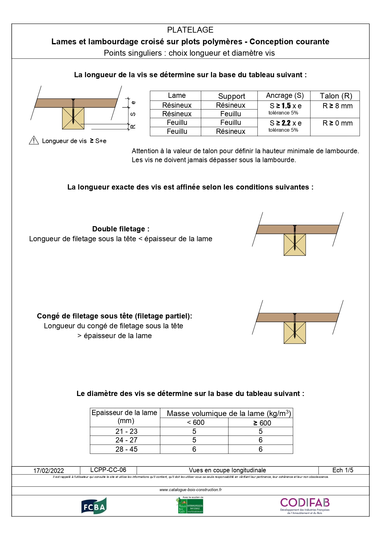 Lames Et Lambourdage Croisé Sur Plots Polymères - Catalogue Bois ...